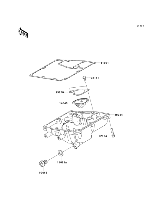 ER650 Маслянный поддон