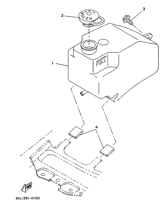 CW50 Rpservoir a huile