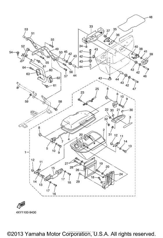 XVZ1300TFR Боковые кофры