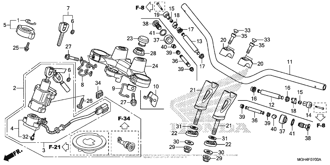 Handlebar + Top Bridge