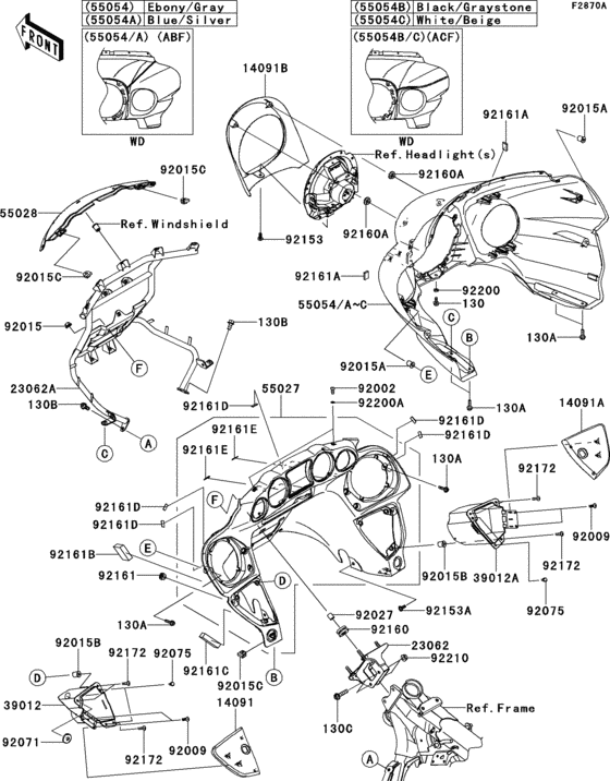 VN1700 Cowling(1 / 2)(abf / acf)