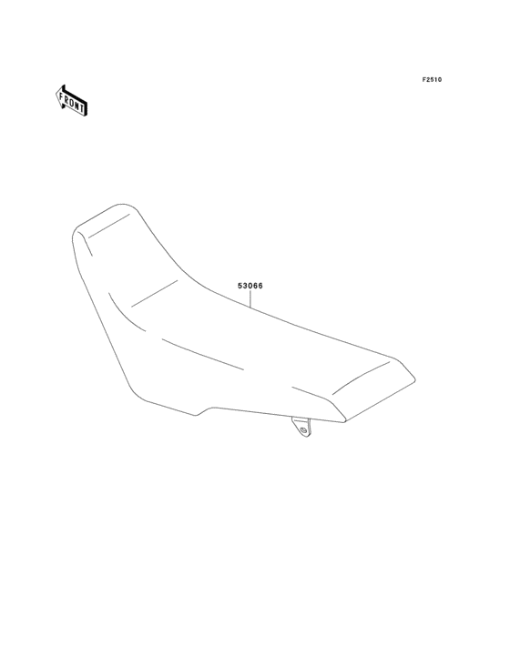 KLX300R Сиденье