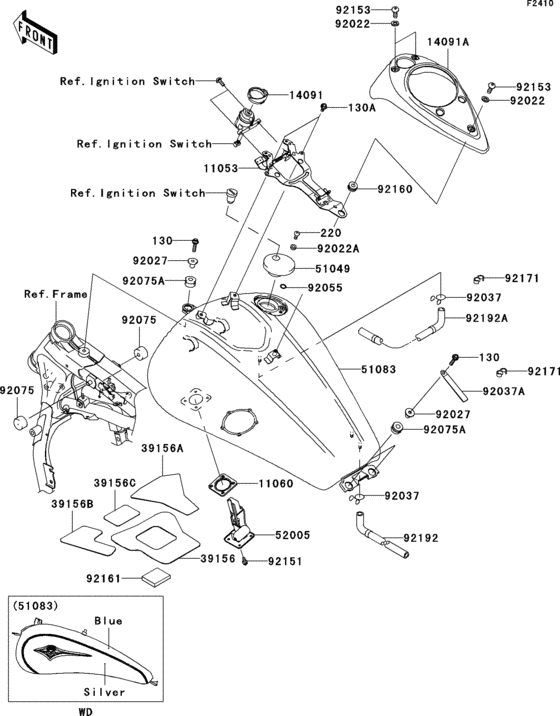  Топливный бак
