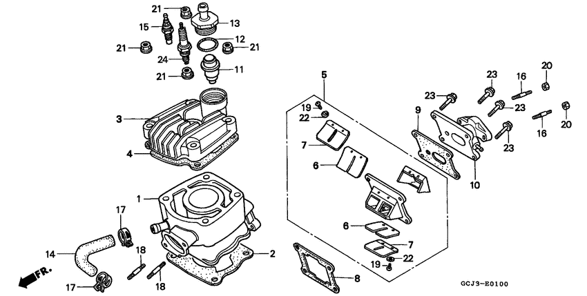 Cylinder/cylinder head