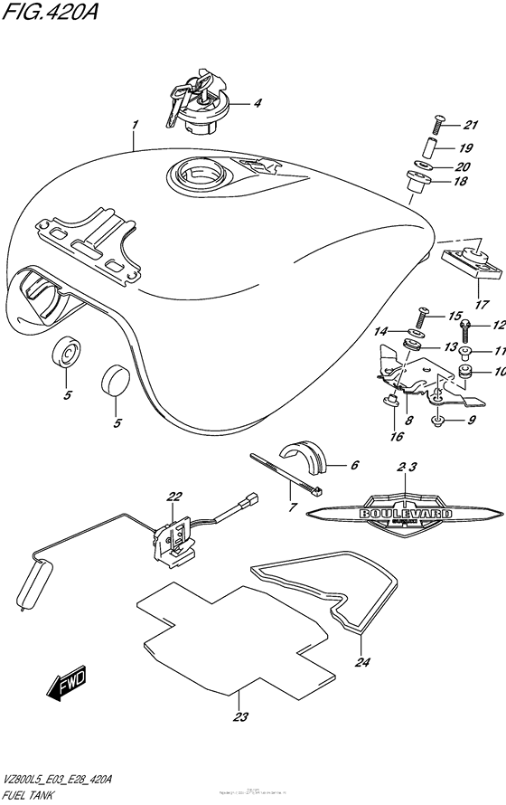 Fuel Tank (Vz800L5 E03)