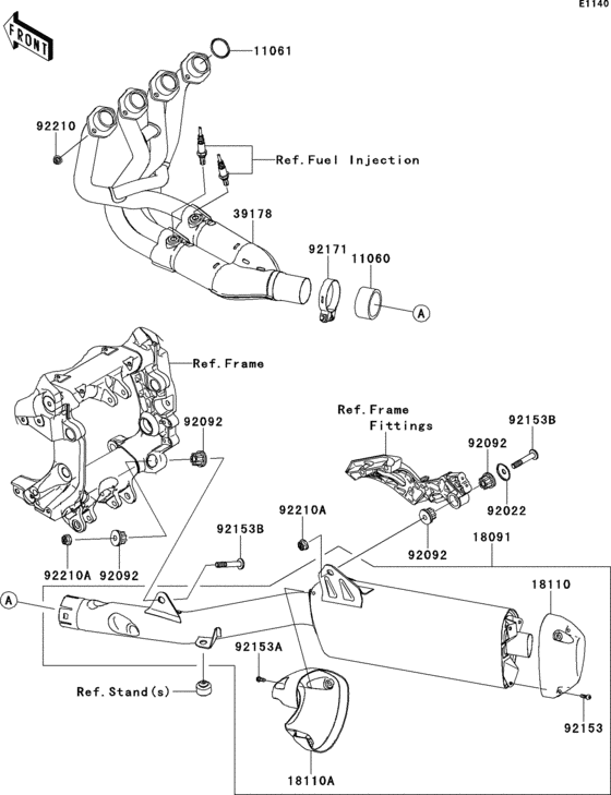 ZG1400 Глушитель