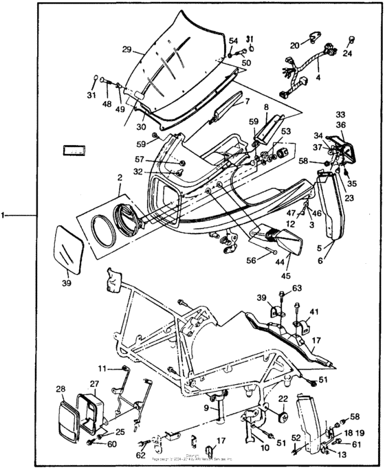 Sport fairing kit 82
