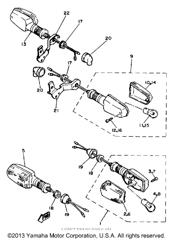 SRX600SC Поворотники