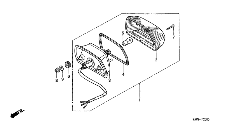 Taillight unit ass`y