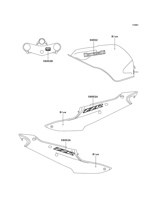 ZX600 Наклейки