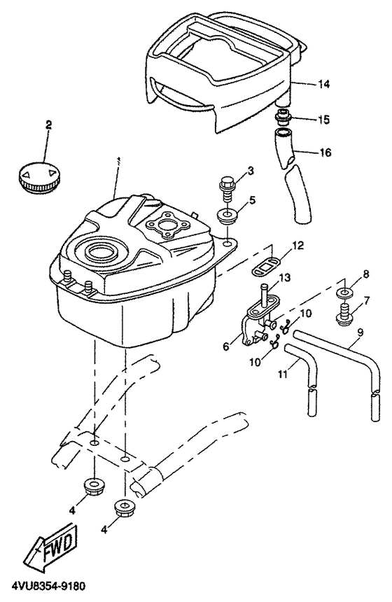 CW50 Передняя вилка