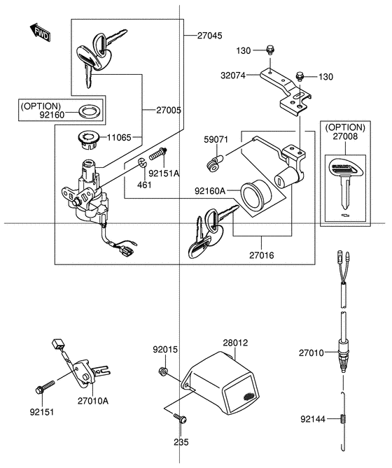 FD112 Выключатель зажигания