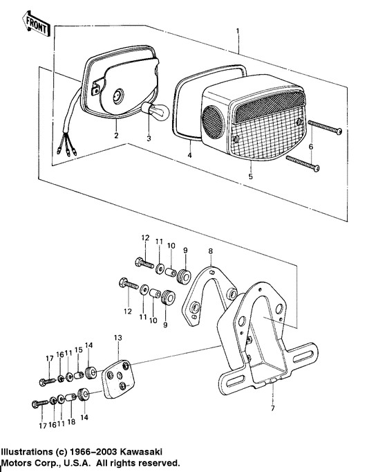 Taillight unit ass`y