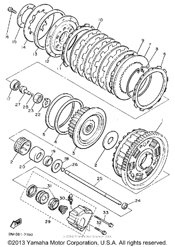 FJ1200A Сцепление