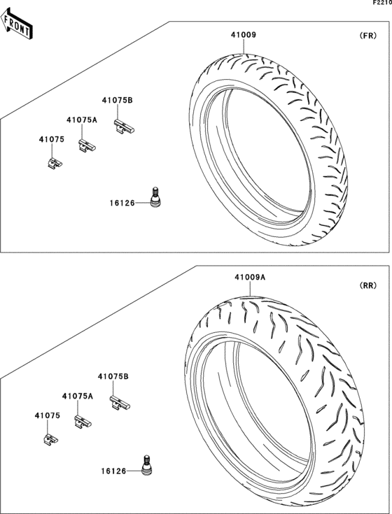 ZX1000 Покрышки