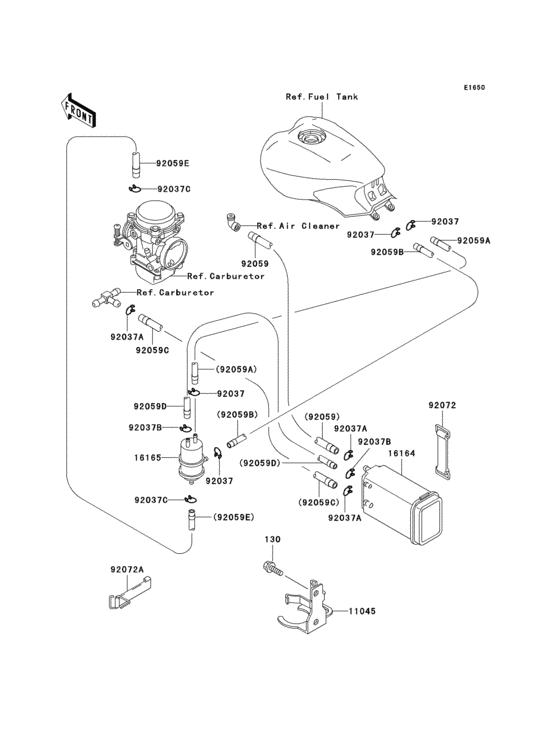 Fuel evaporative system(1/2)(ca)