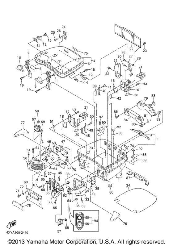 XVZ13TFPC Кофр багажный