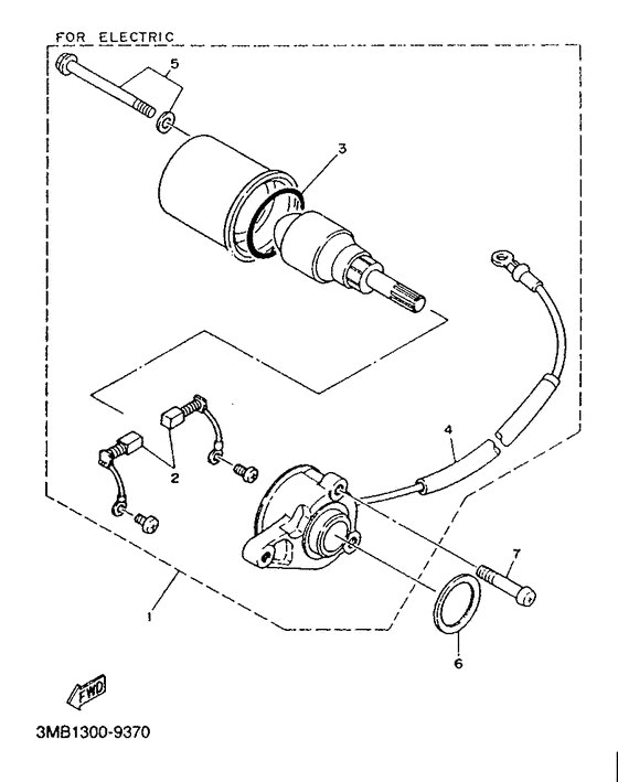 TDR125 Стартер