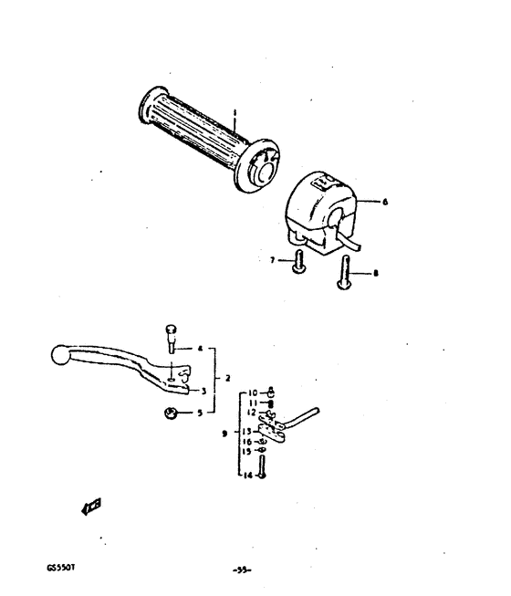 Right handle switch