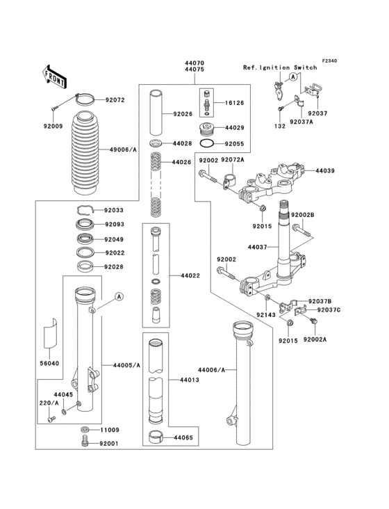 Front fork(1/2)