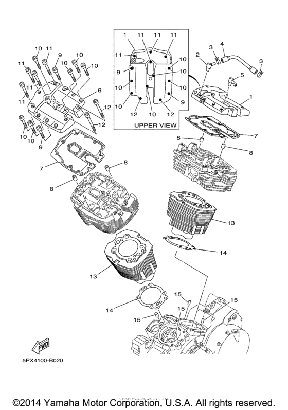 XV1700PCRC Цилиндры