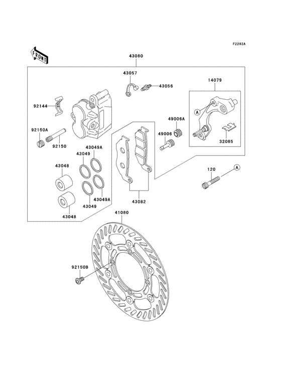 Front brake(a11/a12)
