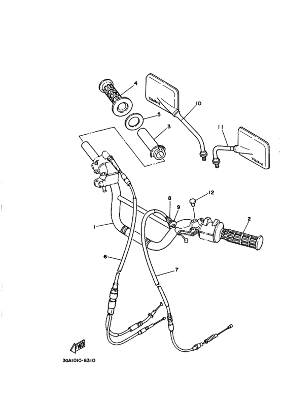TDR80 ｽﾃｱﾘﾝｸﾞﾊﾝﾄﾞﾙ. ｹｰﾌﾞﾙ