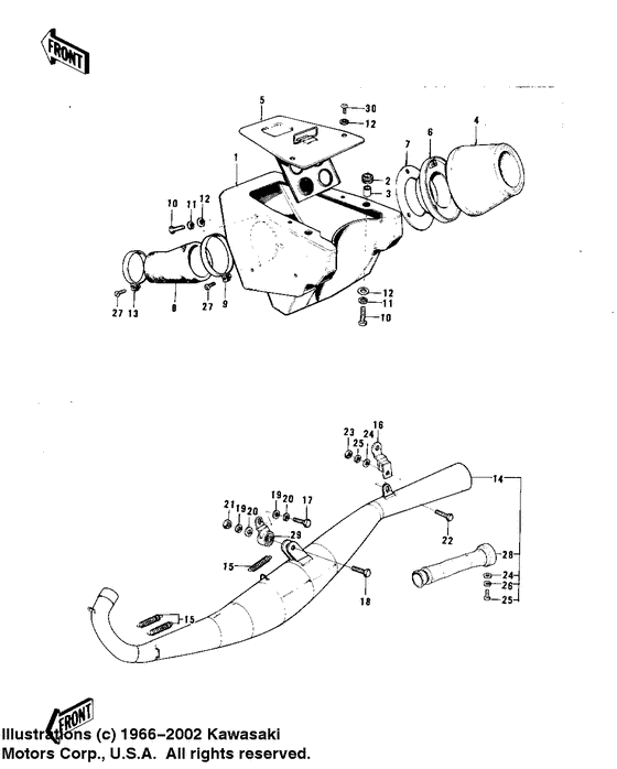 Air cleaner/muffler