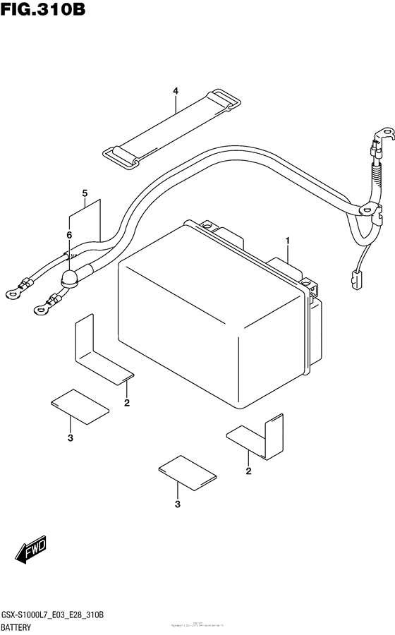 Battery (Gsx-S1000Al7 E03)