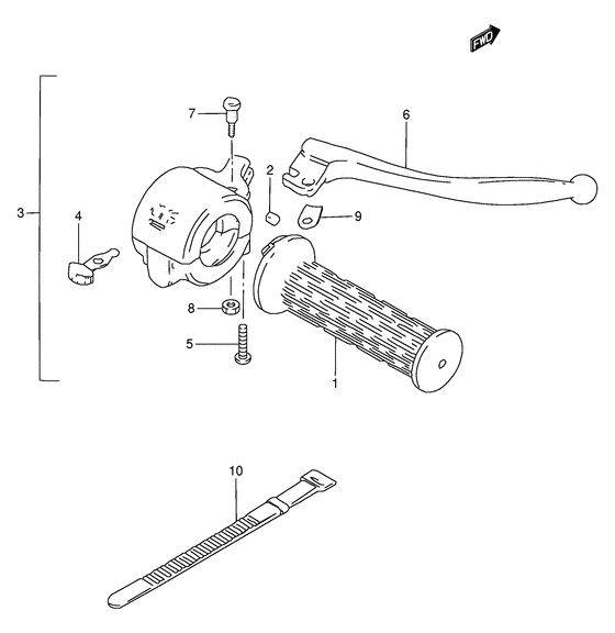 Rh handle switch
