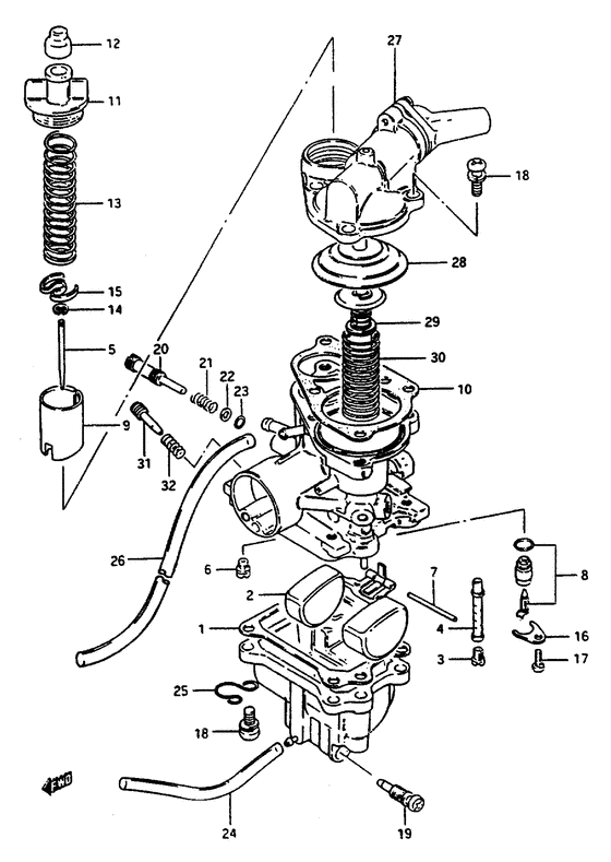 Carburetor assy