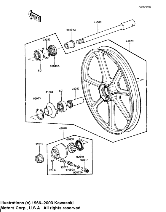 Front wheel/hub