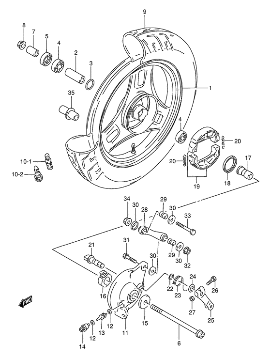 Transom + tube