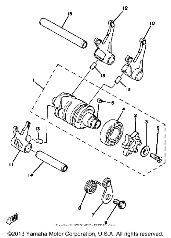 Shift cam - fork