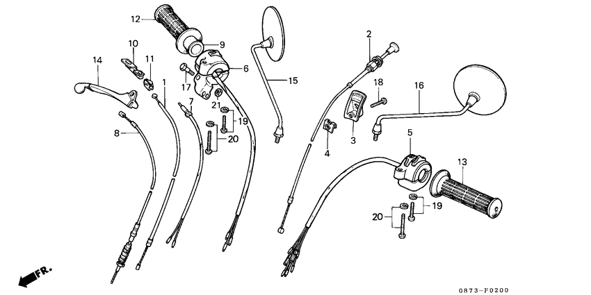 Handle switch/lever/ cable