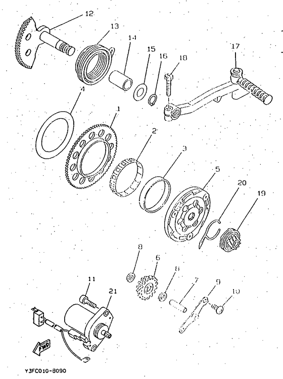 CW50RS Стартер