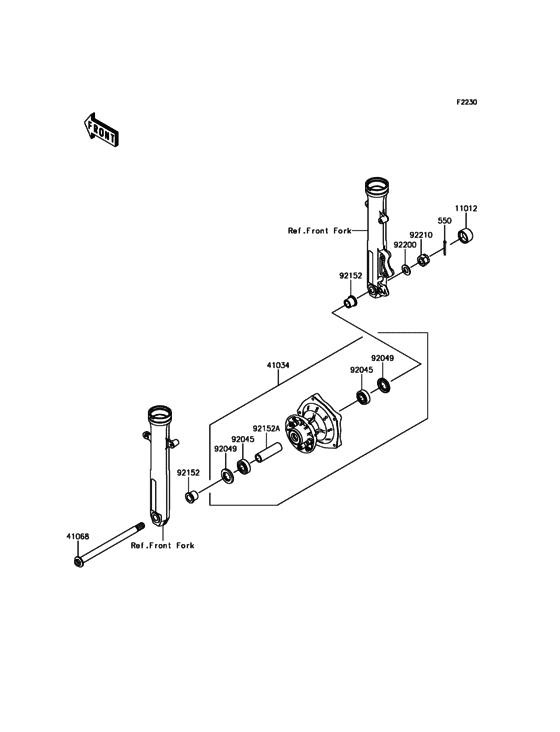  Переднее колесо