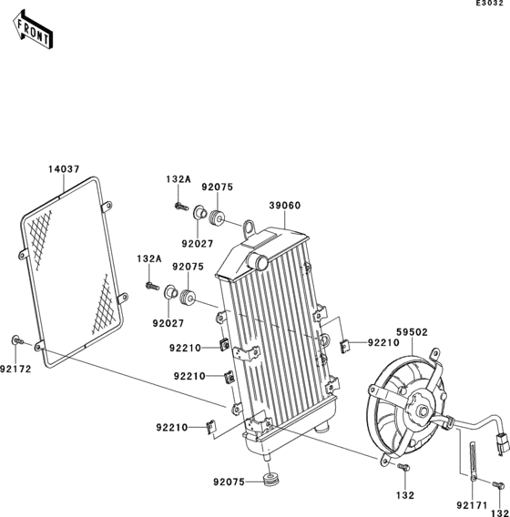 VN900 Радиатор