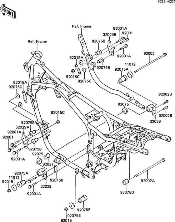 ZL1000 Рама ,крепежные детали