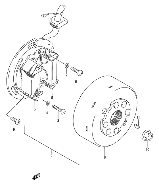 AX100 Зажигание