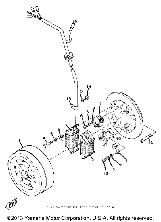 Flywheel magneto
