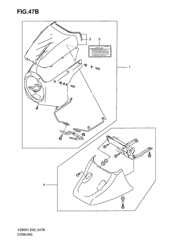 VZ800 Cowling comp