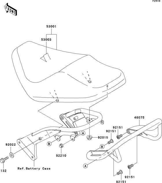 VN800 Сиденье