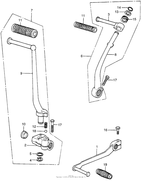 Kick arm + change pedal