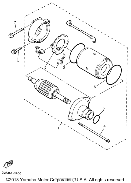 XVZ13AH Стартер