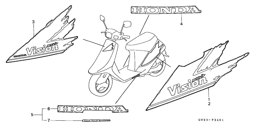 SA75 Наклейка