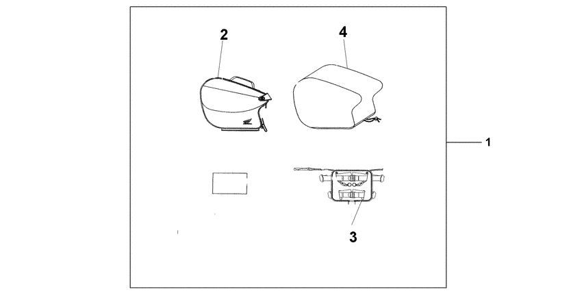 CBR1100XX Pillion bag