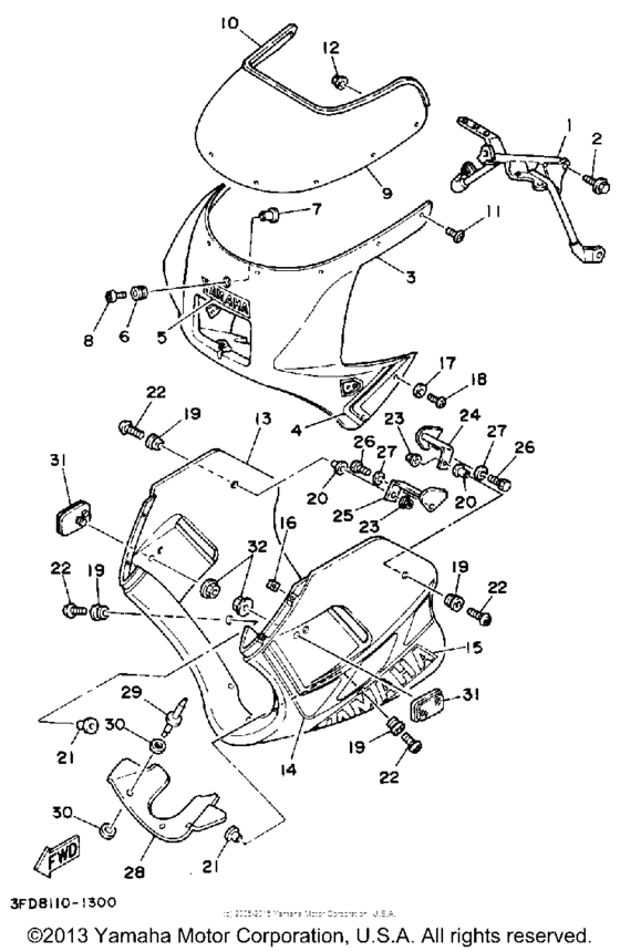 Fairing - cowling