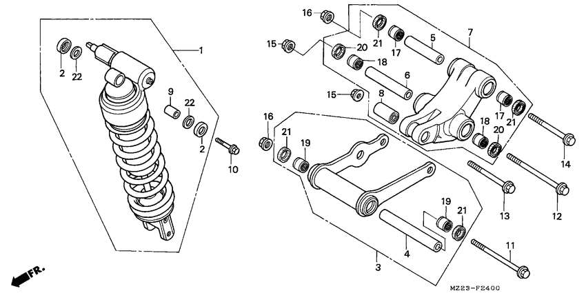 Rear cushion