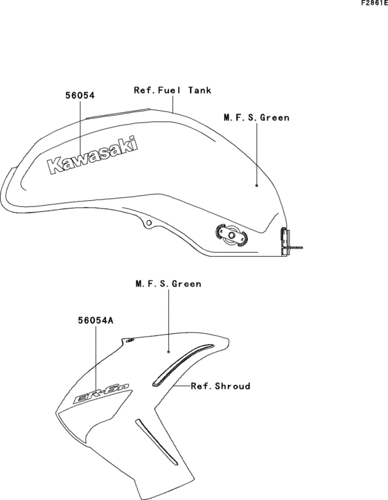 ER650 Decals(m.f.s.green)(cbf)